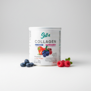 Colágeno Hidrolisado com Mirtilo (Blueberry) e Ácido Hialurônico 280g Sabor Frutas Vermelhas