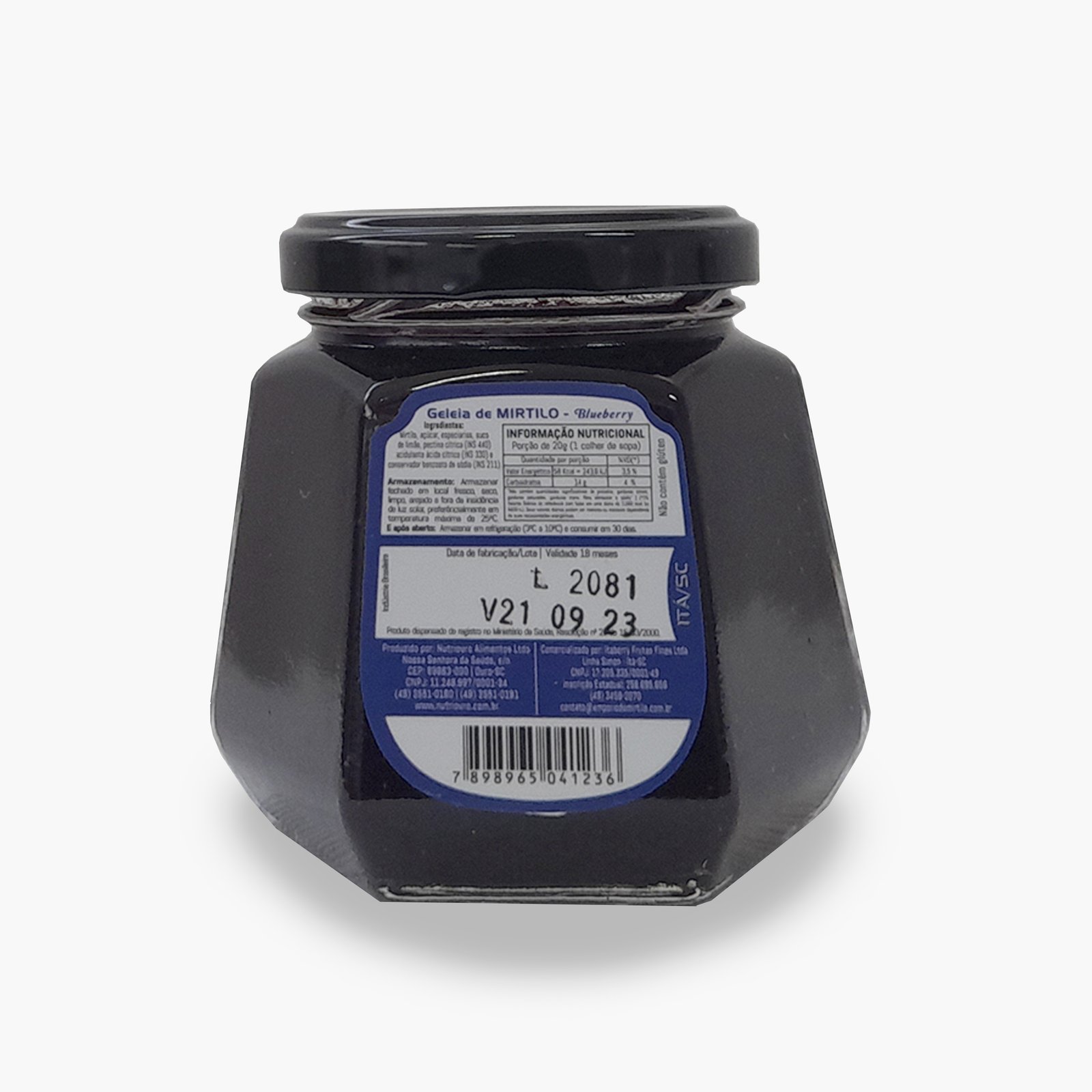 Geleia de Mirtilo (Blueberry) 250g - Imagem 2
