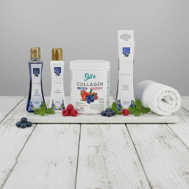 Colágeno Hidrolisado + Loção Hidratante + Óleo Pós-Banho+ Sabonete Líquido